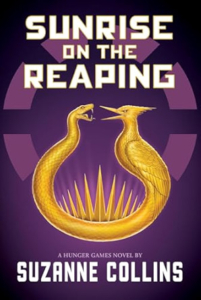 book cover with a gold snake and bird