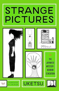 four boxes with drawings of a woman, a tree and more