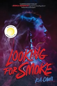 profile of a native american in smoke