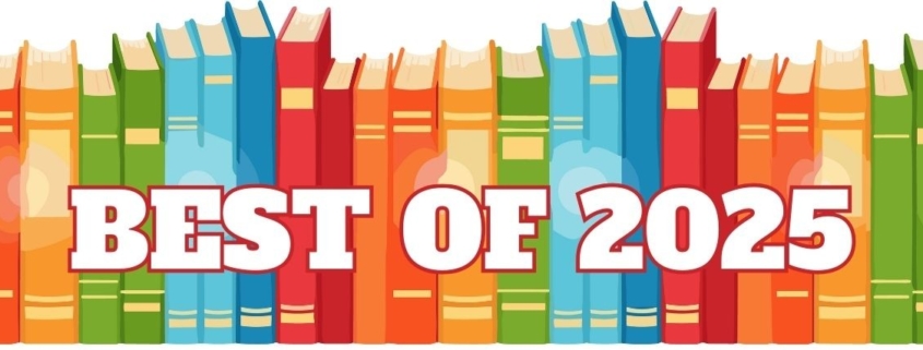 row of colorful books