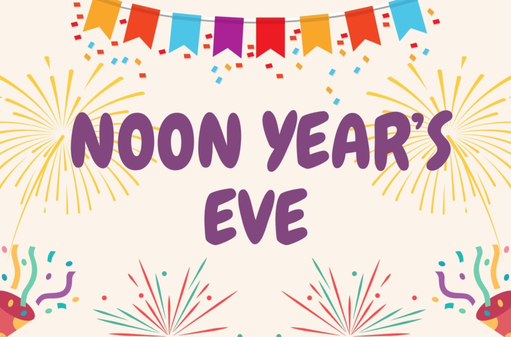 fireworks and balloons